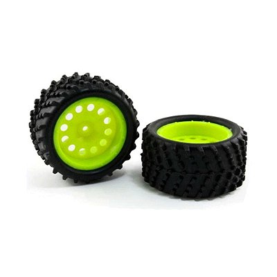 Roda Amarela 1/16 Completa Himoto 86017Y (2 un)