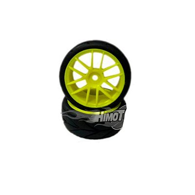 Roda Amarela 1/10 Completa Himoto 02020Y (2 un)