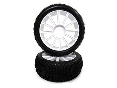 Roda Branca 1/8 Completa Himoto 821003W (2 un)