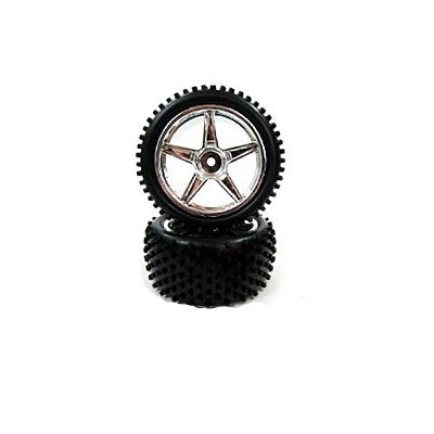 Roda Traseira Cromada 1/10 Himoto 06026V (2 un)