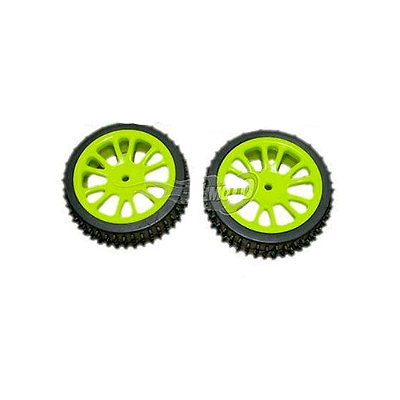 Roda Dianteira Amarela 1/16 Himoto 85007Y (2 un)