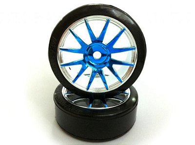 Roda Cromada 1/16 Drift Himoto 09003PB (2 un)