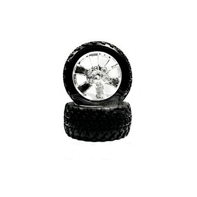 Roda Cromada 1/10 Completa Redcat Racing 903-002 (2 un)