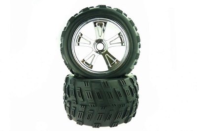 Roda Cromada 1/8 Truck Himoto 824003V (2 un)