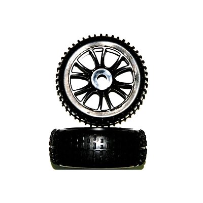 Roda Preta 1/8 Completa Himoto 85746BL (2 un)