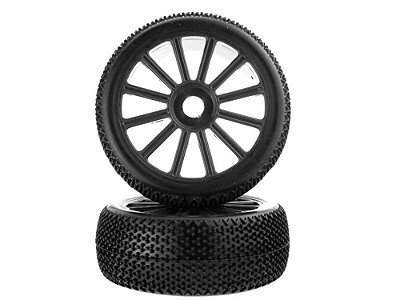 Roda Preta 1/8 Completa Himoto 821003B (2 un)