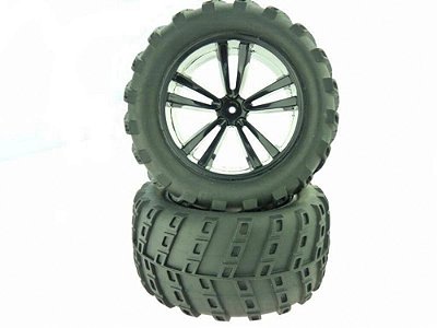 Roda Preta 1/10 Truck Himoto 31804B (2 un)
