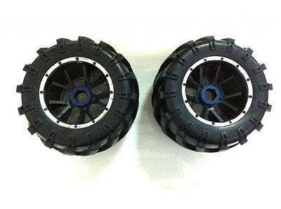 Roda 1/5 Dianteira e Traseira Completa Truck Himoto