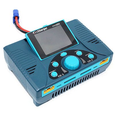 Carregador iCharger 458DUO 2200W 45A 8S Dual Port LiPo Junsi
