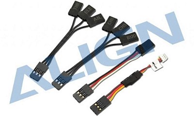 Kit de Cabos de Sinal do Receptor Drone Racer MR25 Align HEP42502T
