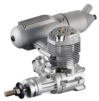 Motor Glow O.S. 65AX com Escape E-4010A 16521