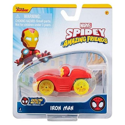 Carrinho Spidey e Seus Amigos Iron Man Jazwares