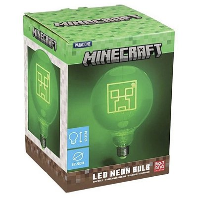 Luminária Paladone Creeper de Parede Neon 7538