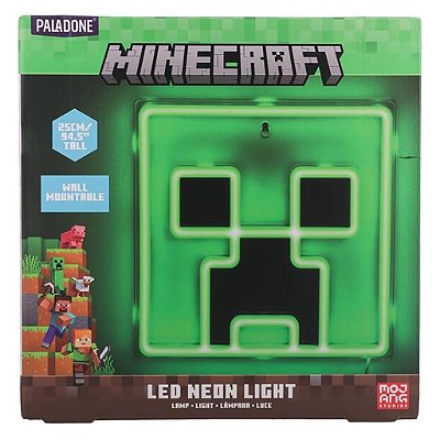 Luminária Paladone Minecraft Creeper Light 1455