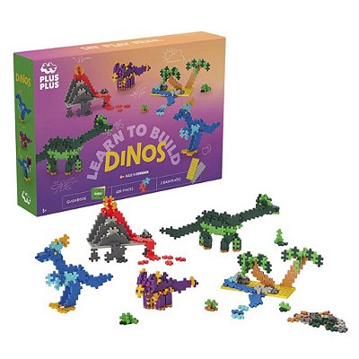Aprenda a Montar Plus-Plus Dinossauro 2735
