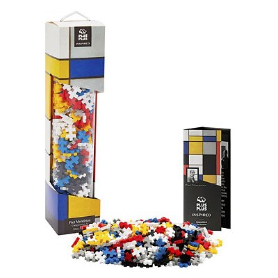 Plus-Plus Inspired Piet Mondrian Composição a 6740