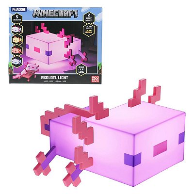 Luminária Paladone Minecraft Axolotl 4920