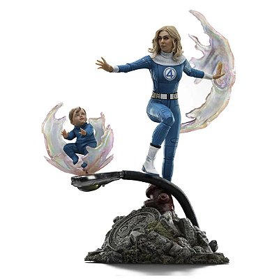 Estátua Iron Studios Fantastic Four: First Steps Invisible Woman Art Scale 1:10