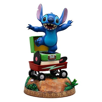 Estátua Iron Studios Disney Classics Lilo & Stitch Stitch Sentado Art Scale 1:10