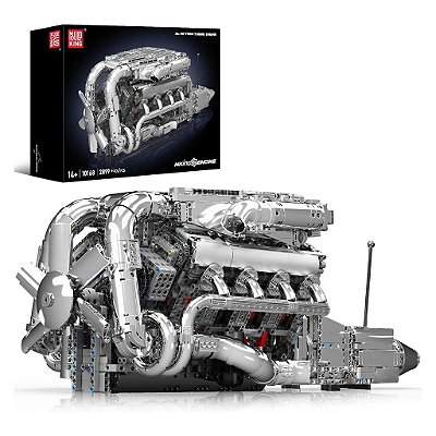 Blocos de Montar Mould King V8 Engine 2899 Peças