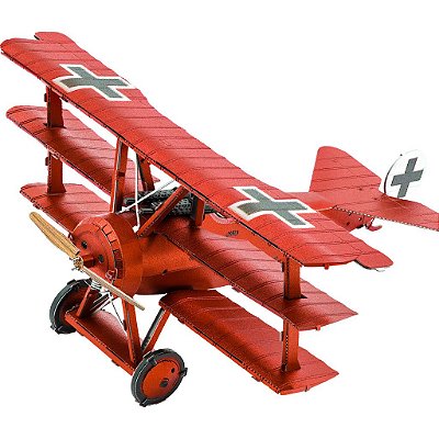 Miniatura De Montar Metal Earth Fokker Dr.i Triplane Mms210