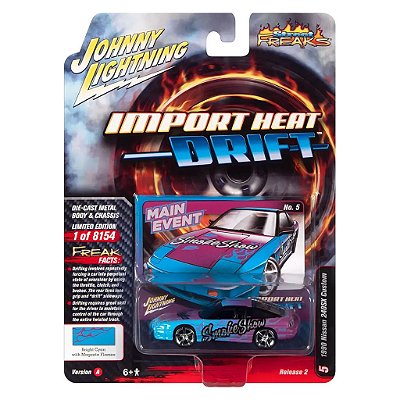 Miniatura Johnny Lightning Street Freaks 1990 Nissan 240sx Custom 1:64