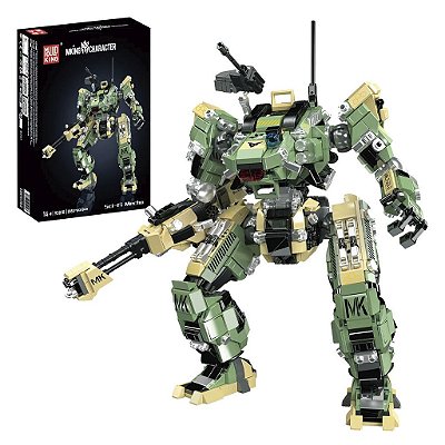 Blocos de Montar Mould King Heavy Combat Mecha 2050 Peças