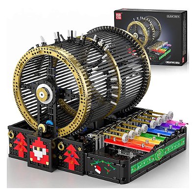 Blocos de Montar Mould King Creative Music Boxes Rotating Drum Melody 10170 2344 Peças