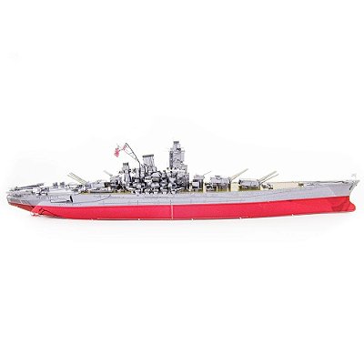 Miniatura De Montar Metal Earth Iconx Yamato Battleship Icx117