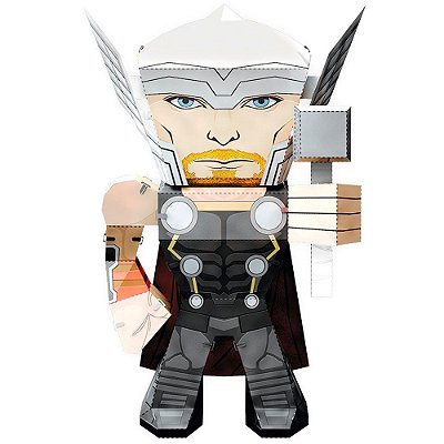 Miniatura De Montar Metal Earth Legends Marvel Avengers Thor Mem004