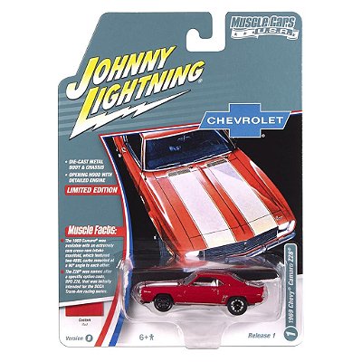 Miniatura Johnny Lightning Muscle Cars 1969 Chevy Camaro Z28 (JLMC034B)