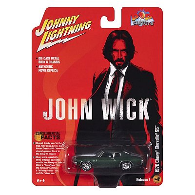 Miniatura Johnny Lightning John Wick 1970 Chevrolet Chevelle