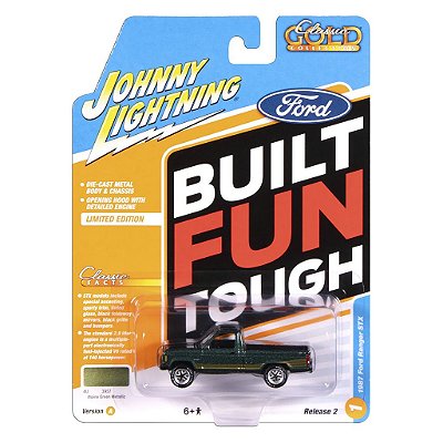 Miniatura Johnny Lightning Classic Gold Collection Classics 1987 Ford Ranger Stx 1:64
