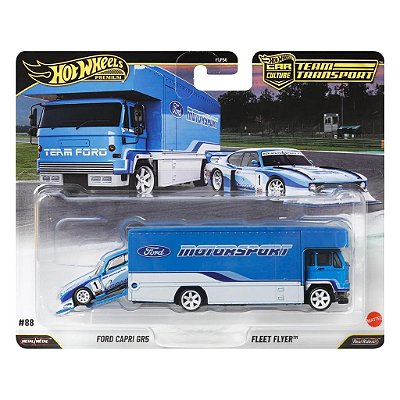 Miniatura Hot Wheels Team Transport Ford Capri GR5 e Fleet