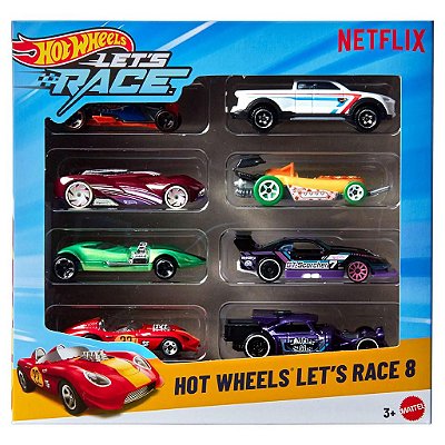 Carrinho Hot Wheels Let's Race 8- () JGK18979B