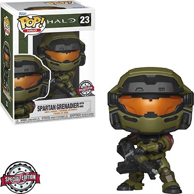Funko Pop Halo Spartan Grenadier With HMG Exclusive #23