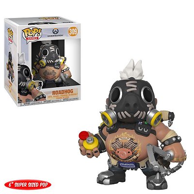 Funko Pop Overwatch Roadhog * Super Sized #309