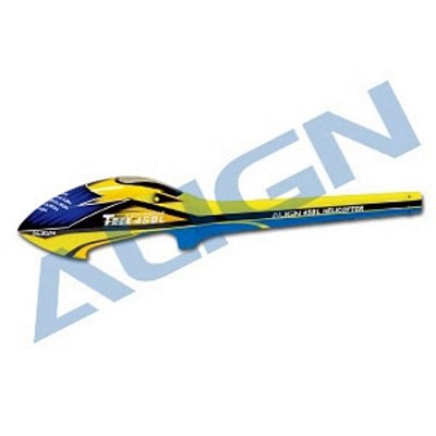 Fuselagem Speed Amarela Helicóptero T-Rex 450 Align 185035