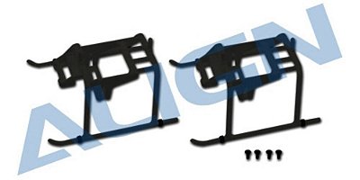 Trem de Pouso Preta H15F001XAT Helicóptero T-Rex 150 Align
