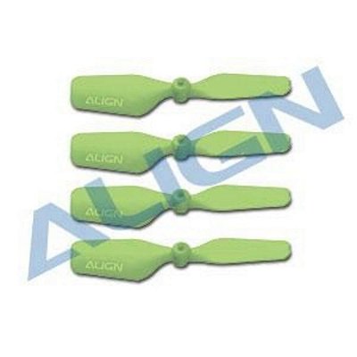 Pá de Cauda 23mm Verde Helicóptero T-Rex 150 Align HQ0233BT