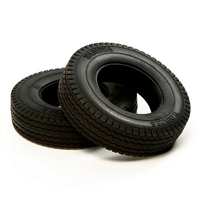 Pneus Duros 22mm 2un Tamiya 56527 Caminhão RC 1/14 Tires