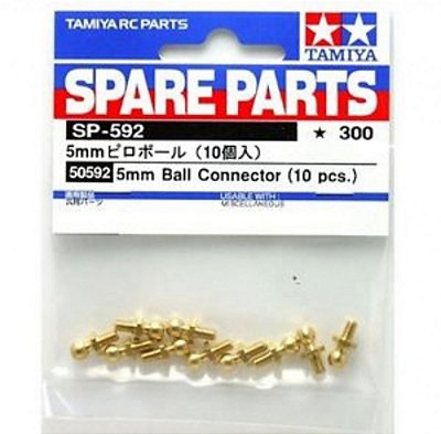 Conector Rótula 5mm 10un Tamiya 50592 Automodelo Ball