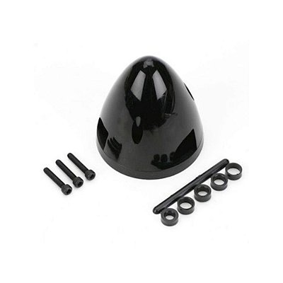 Spinner 3 Pás 2.5 pol Preto Du-Bro DUB546 Aeromodelo Cone