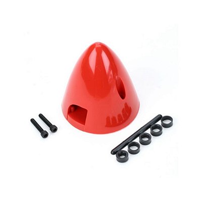 Spinner 2 pol Vermelho 2 Pás Du-Bro DUB274 Aeromodelo Cone
