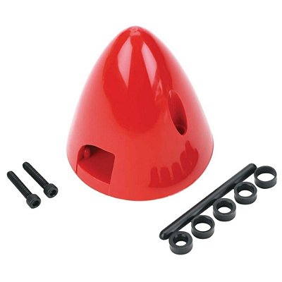 Spinner 2.1/4 pol Vermelho Du-Bro DUB280 Aeromodelo Cone