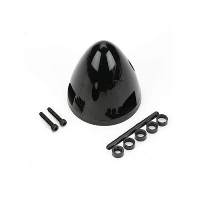 Spinner 2.1/2 pol Preto Du-Bro DUB285 Aeromodelo Cone Hélice