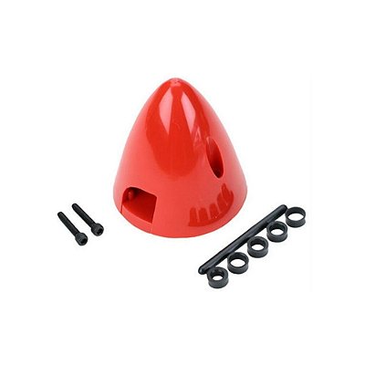 Spinner 1.1/2 pol Vermelho Du-Bro DUB262 Aeromodelo Cone