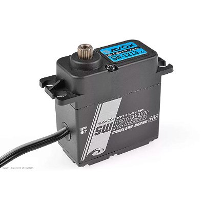 Servo Savox SW-1213SG HV 38kg 0.14s à Prova d'Água Auto