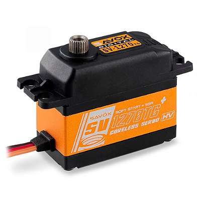 Servo Savox SV-1270TG Plus HV 45kg 0.10s 8.4V Titânio Giant