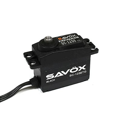 Servo Savox SC-1256TG Black Edition 20kg 0.15s 6V Coreless